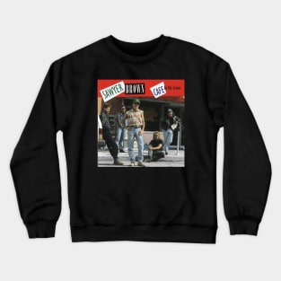 cafe on the corner Crewneck Sweatshirt